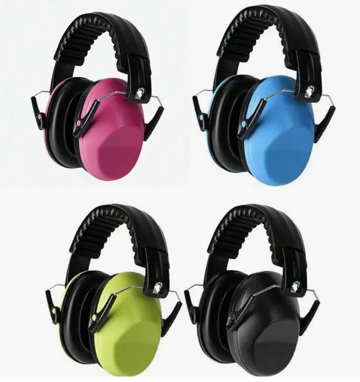 Noise-reducing earmuffs