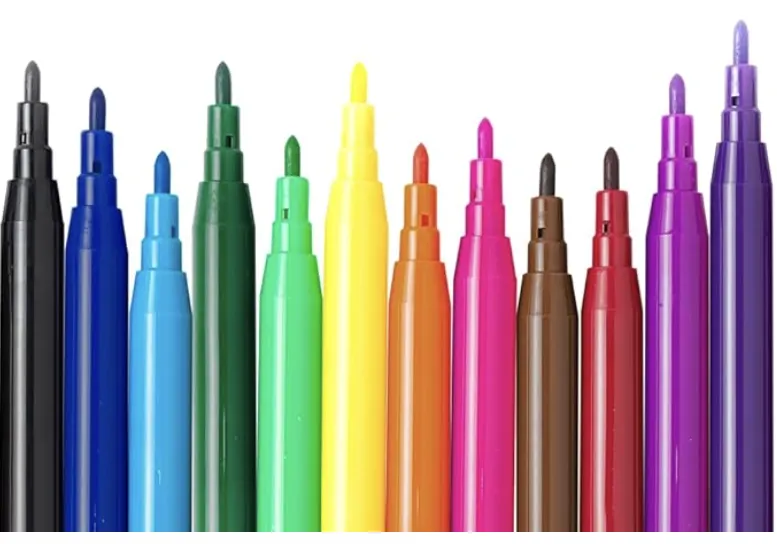 Coloured markers